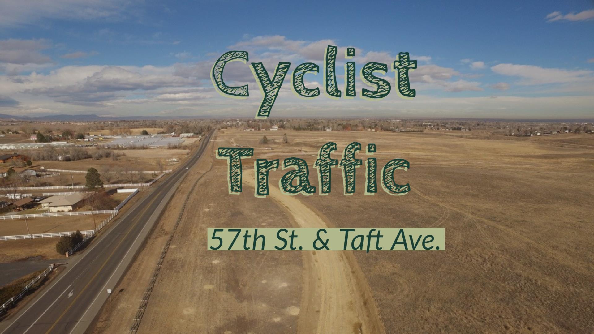 Cyclist Traffic 57th & Taft